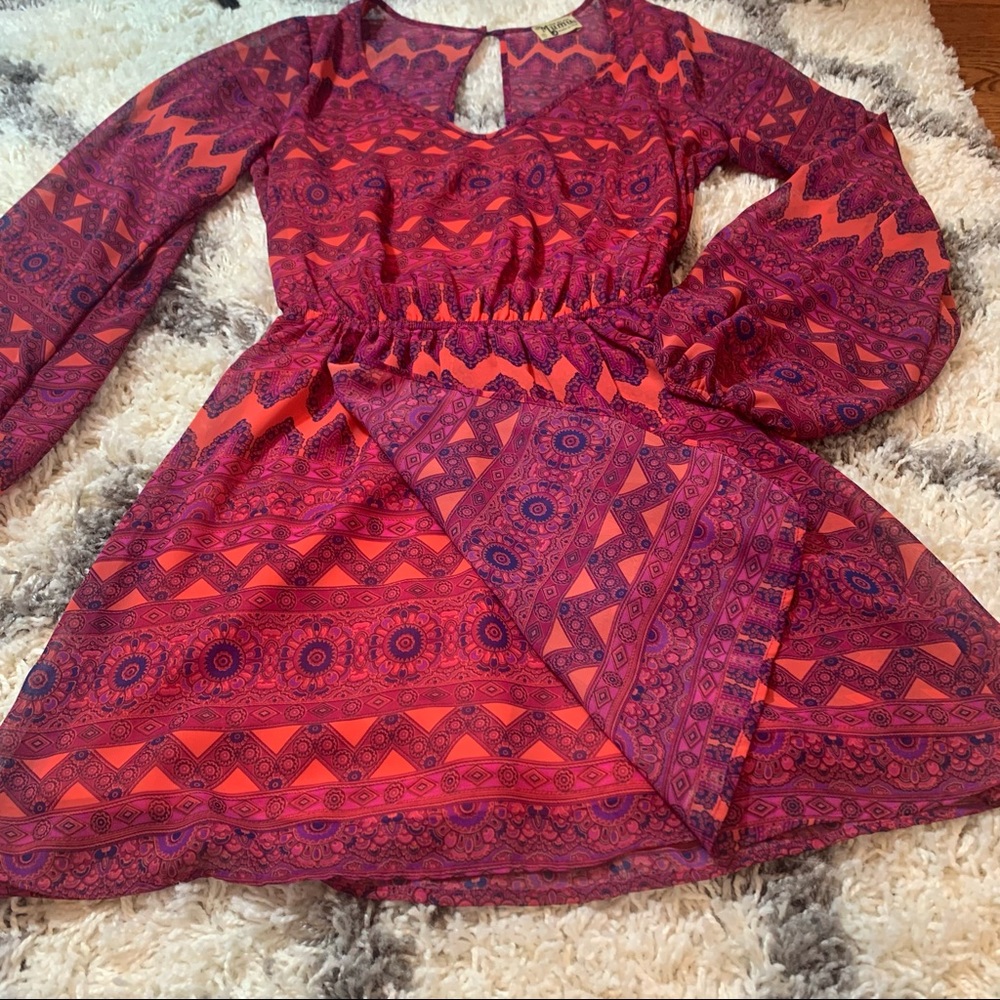Show Me Your MuMu Rainey Rajah Dress Sz M - Picture 5 of 8